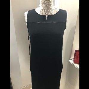 Tahari black sleeveless dress